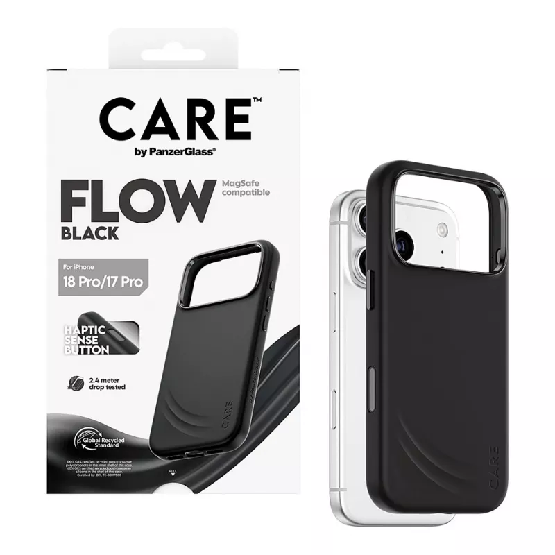 CARE by PanzerGlass Flow Θήκη Μαύρη με MagSafe για iPhone 17 Pro