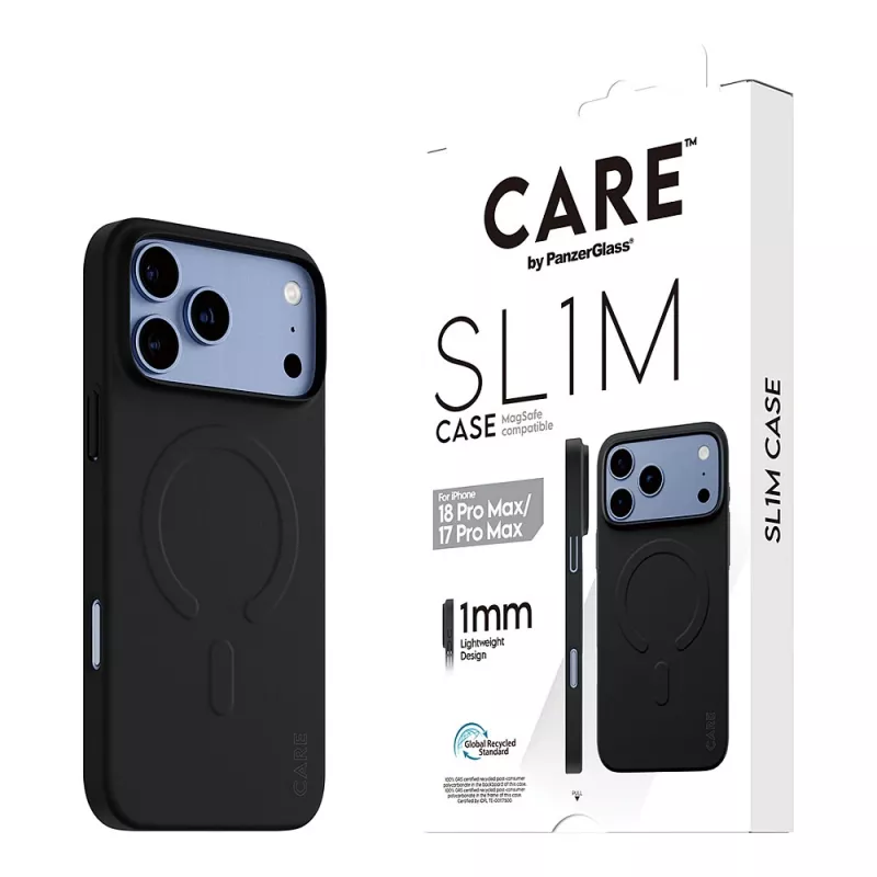 CARE by PanzerGlass SL1M Θήκη Μαύρη με MagSafe για iPhone 17 Pro Max