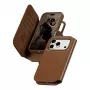 CARE by PanzerGlass Tango 2-in-1 Θήκη Πορτοφολάκι Καφέ με MagSafe για iPhone 17 Pro