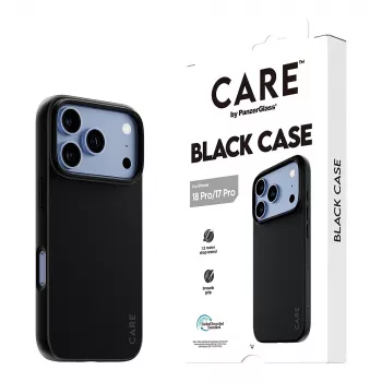 CARE by PanzerGlass TPU Θήκη Μαύρη iPhone 17 Pro