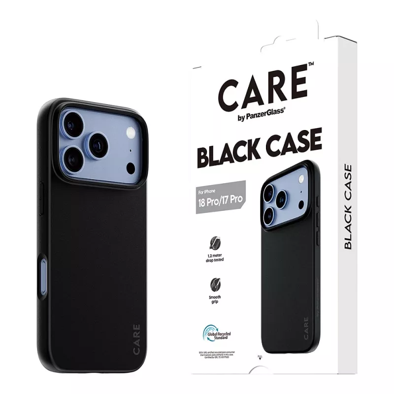 CARE by PanzerGlass TPU Θήκη Μαύρη iPhone 17 Pro