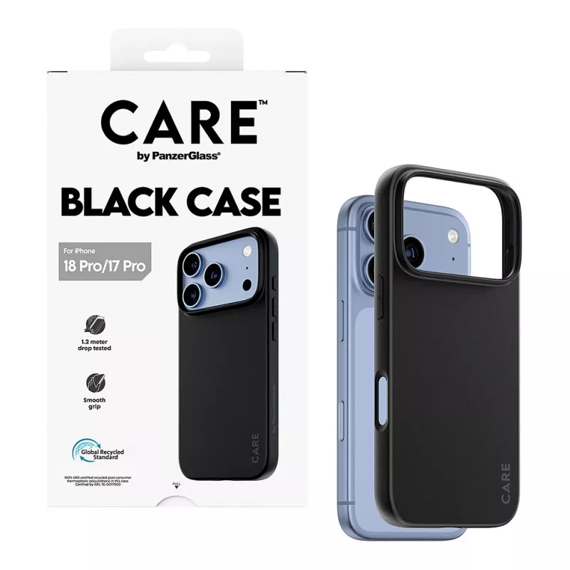 CARE by PanzerGlass TPU Θήκη Μαύρη iPhone 17 Pro