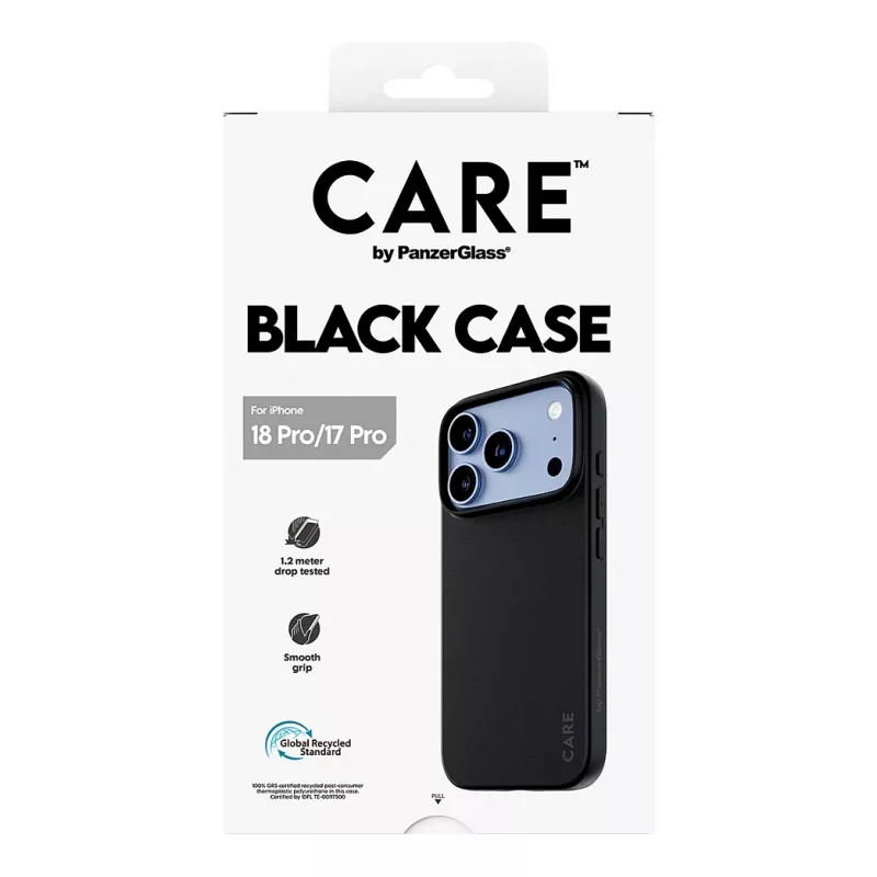CARE by PanzerGlass TPU Θήκη Μαύρη iPhone 17 Pro