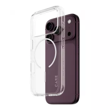 CARE by PanzerGlass Urban Explorer Θήκη Διάφανη με Λευκό Δακτύλιο MagSafe για iPhone 17 Pro
