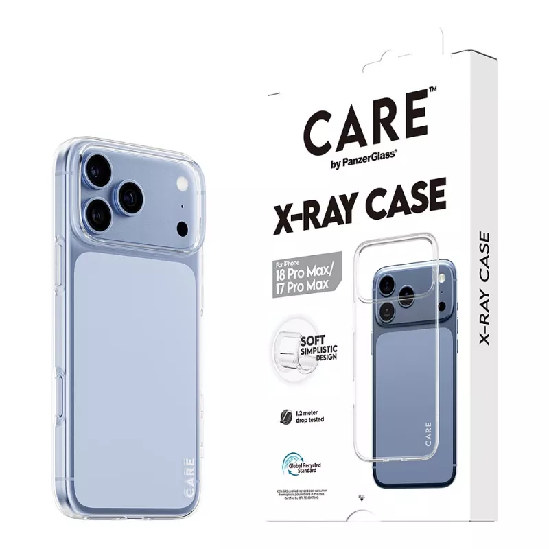 CARE by PanzerGlass X-Ray Θήκη για iPhone 17 Pro Max - Διάφανη