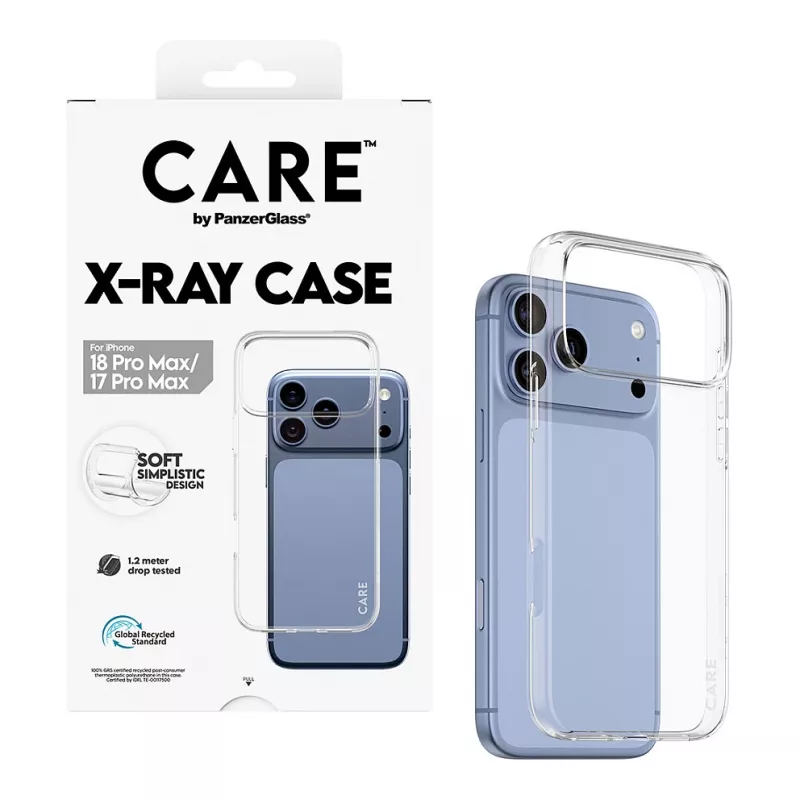 CARE by PanzerGlass X-Ray Θήκη για iPhone 17 Pro Max - Διάφανη