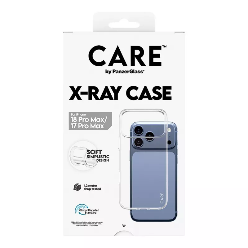 CARE by PanzerGlass X-Ray Θήκη για iPhone 17 Pro Max - Διάφανη