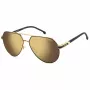 CARRERA 1067/SI ανδρικό γυαλί ηλίου - σκελετός Pilot Square, μαύρο ασετάτ, γκρι φακοί πολυανθρακικού, προστασία UV400, φακός 62mm, γέφυρα 14mm, βραχίονας 145mm