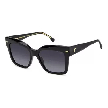 CARRERA Γυναικεία Ορθογώνια Γυαλιά Ηλίου CARRERA3037S8 - Μαύρος Σκελετός, Γκρι Φακοί, 54 mm