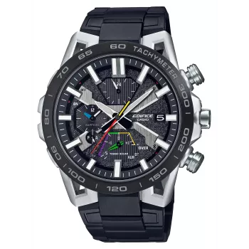 CASIO EQB-2000DC-1AER Edifice Bluetooth Tough Solar ανδρικό ρολόι 55,6mm μαύρο