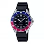 CASIO MDV-10-1A2VEF ανδρικό analog quartz ρολόι 38,5 mm μαύρο resin