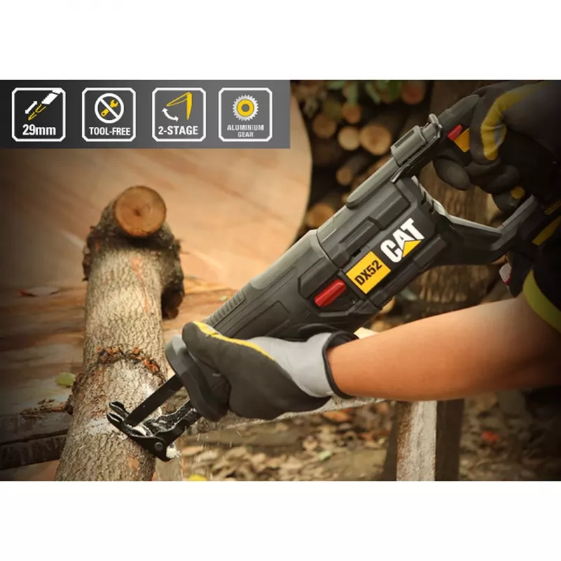 CATERPILLAR DX52B παλινδρομικό πριόνι γυμνό εργαλείο 18V χωρίς καλώδιο