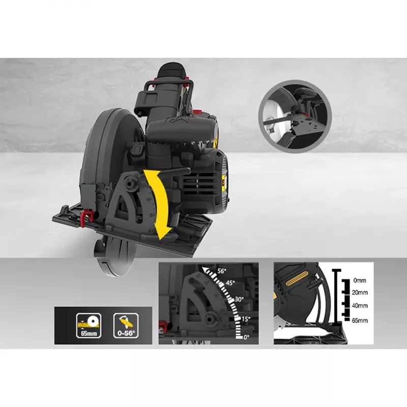 Caterpillar DX53B Μπαταρίας δισκοπρίονο χειρός (μόνο εργαλείο) 18V 165mm