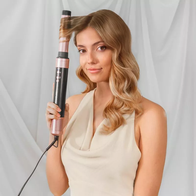 Cecotec Bamba CeramicCare 14-in-1 AirGlam Hot Air Multi-Styler Μαύρο