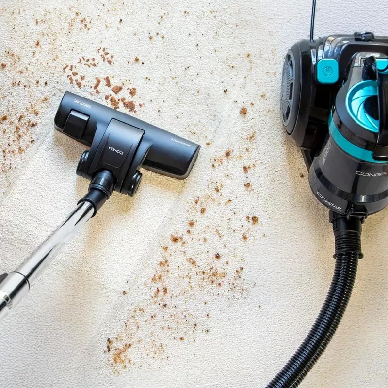 Cecotec Conga Rockstar Cyclonic Plus σκούπα χωρίς σακούλα 800W 2L Μαύρο
