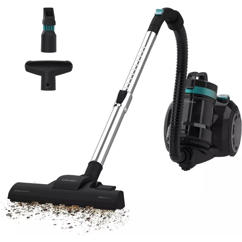 Cecotec Conga Rockstar Cyclonic Plus σκούπα χωρίς σακούλα 800W 2L Μαύρο