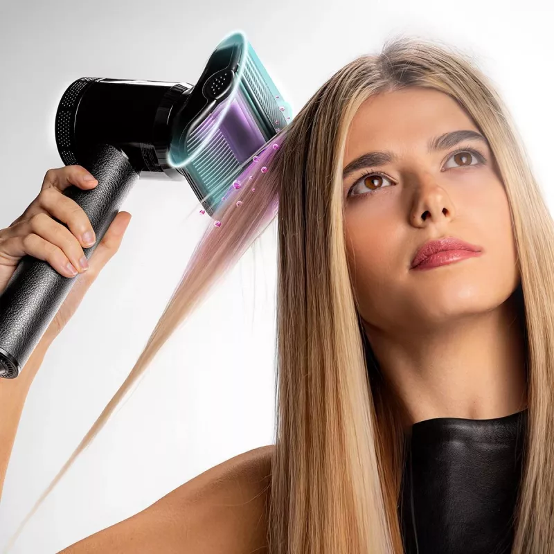 Cecotec πιστολάκι μαλλιών DryGlam Waves i-Sensor Pro 1600 W μαύρο εξάρτημα diffuser