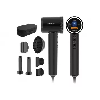 Cecotec πιστολάκι μαλλιών DryGlam Waves i-Sensor Pro 1600 W μαύρο εξάρτημα diffuser