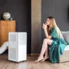 Cecotec Mobile Klimaanlage ForceClima 7550 Style Connected, 7000 BTU/h, λευκό, Wi-Fi, τηλεχειριστήριο