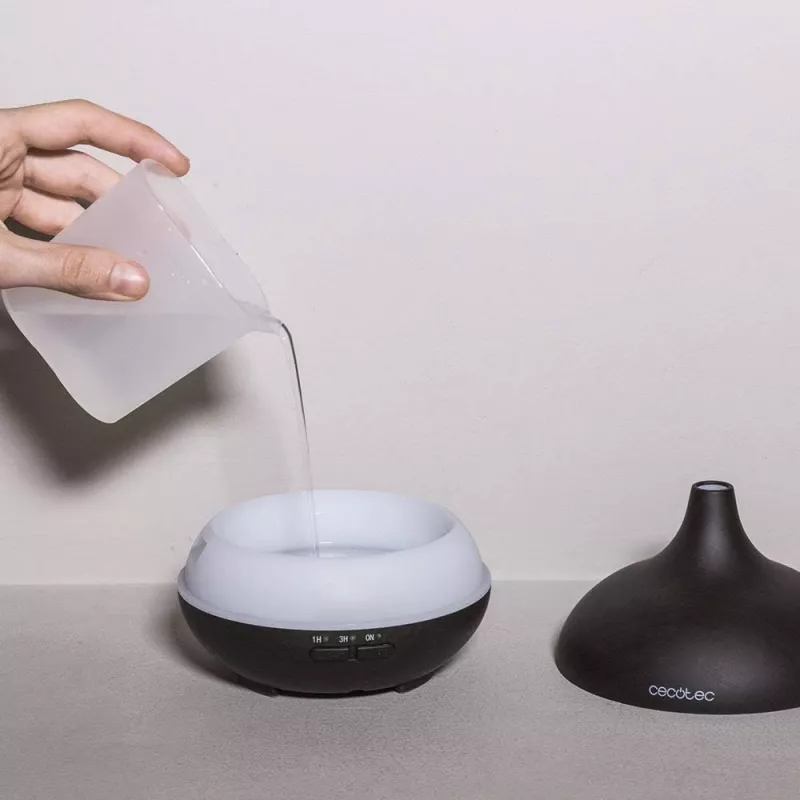 Cecotec Pure Aroma 150 Yin Υπερηχητικός αρωματικός διαχύτης 7 W Μαύρο