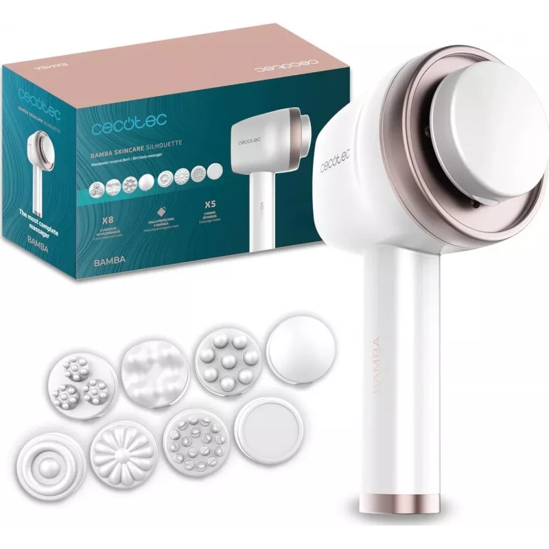 Cecotec SkinCare Push Up συσκευή μασάζ προσώπου, λευκή