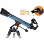 Celestron Inspire 70AZ Τηλεσκόπιο Refraktor 35x Μεγέθυνση Μαύρο, Μπλε