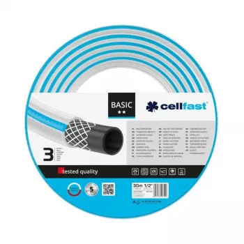 CELLFAST 10-421 PLUS 30 m 1/2 ίντσες 3 στρώσεων PVC Λάστιχο κήπου υπόγειο Μπλε/Λευκό