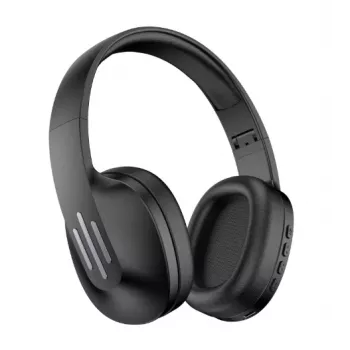 Celly FLOWBEAT Ακουστικά Over-Ear με Μικρόφωνο - Μαύρο