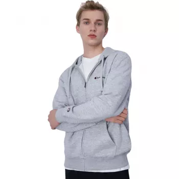 Champion ανδρικό Full-Zip Hoodie γκρι EM021 μέγεθος S