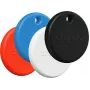 Chipolo POP – Bluetooth Tracker με αντικαταστάσιμη μπαταρία για iOS & Android, Συσκευασία 4 τεμ. - Μαύρο, Λευκό, Κόκκινο, Μπλε