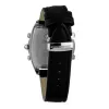 CHRONOTECH MAN CT7677M-02 αναλογικό ρολόι quartz 45mm μαύρο καντράν δερμάτινο λουράκι
