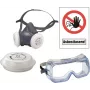 Cimco σετ αμιάντου Comfort μισή μάσκα με 6x φίλτρα P3 145090