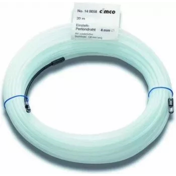 CIMCO σύρμα έλξης Perlon 15m, 3mm, λευκό, με θηλιά 140056