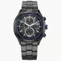 CITIZEN Eco-Drive χρονογράφος ρολόι από ανοξείδωτο χάλυβα CA0438-52E 41mm