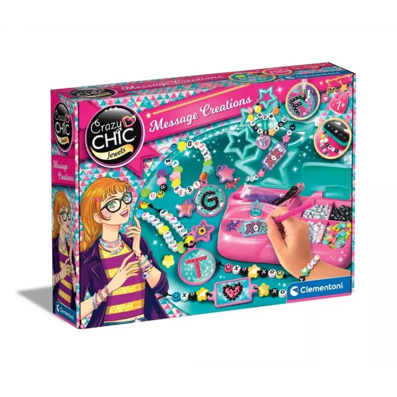 Clementoni Crazy Chic εργαστήριο κοσμημάτων με γράμματα 18772