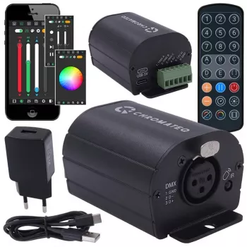 Chromateq CLUB 512 DMX-Controller Διεπαφή με Τηλεχειριστήριο