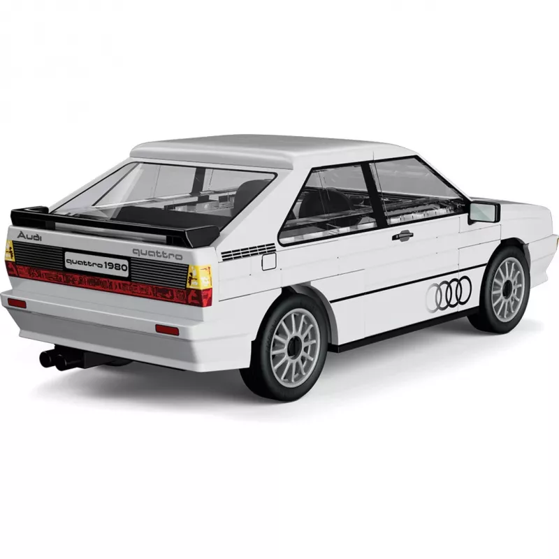 Cobi Audi Quattro 1980 λευκό 1:35 Κλίμακα σετ δόμησης