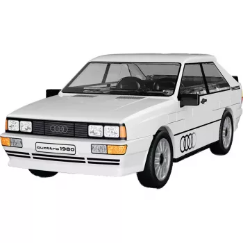 Cobi Audi Quattro 1980 λευκό 1:35 Κλίμακα σετ δόμησης
