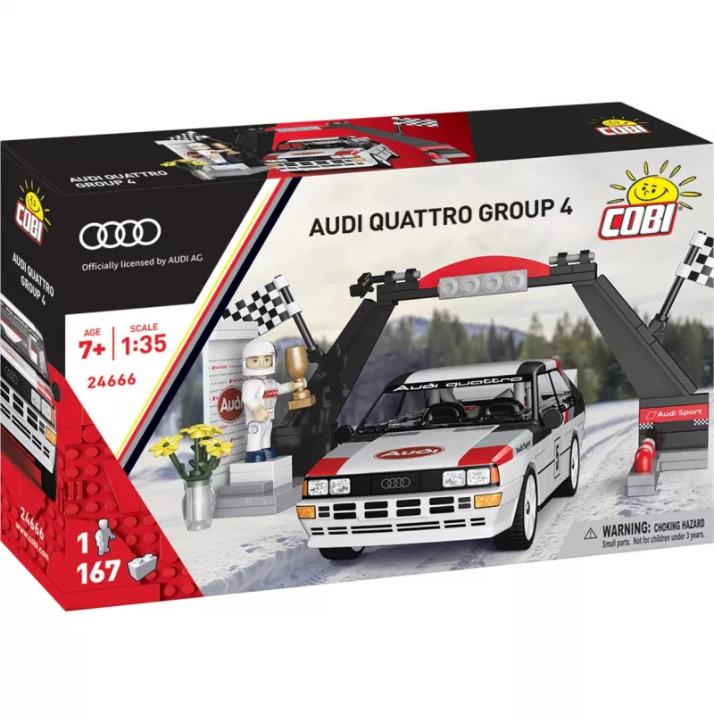 Cobi Audi Quattro Group 4 Σετ Δόμησης (Κλίμακα 1:35, 240 Τεμάχια)