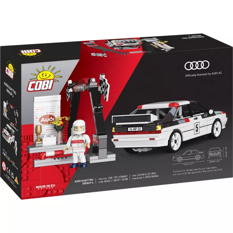 Cobi Audi Quattro Group 4 Σετ Δόμησης (Κλίμακα 1:35, 240 Τεμάχια)