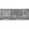 COBI Citroen Type H Service Πλαστικό μοντέλο συναρμολόγησης 1:35