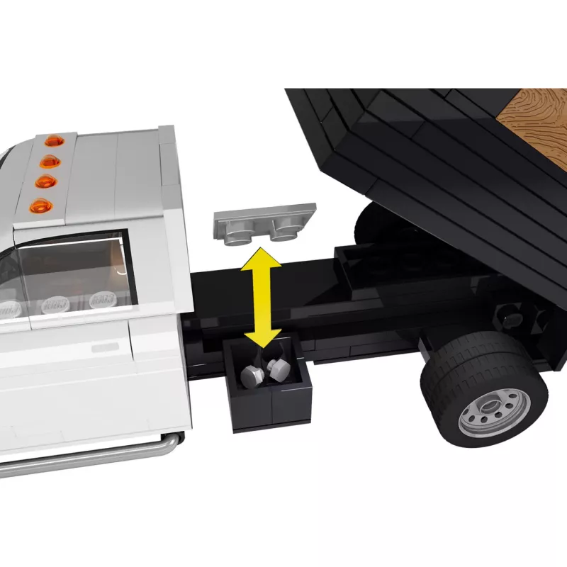 COBI RAM 3500 Dump Truck 1:35 Σετ δόμησης με τουβλάκια