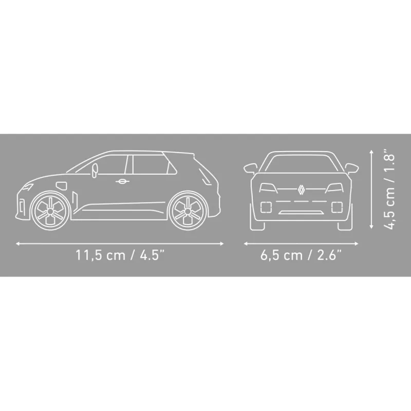 Cobi Renault 5 E-Tech Λευκό Σετ Δόμησης Κλίμακα 1:35