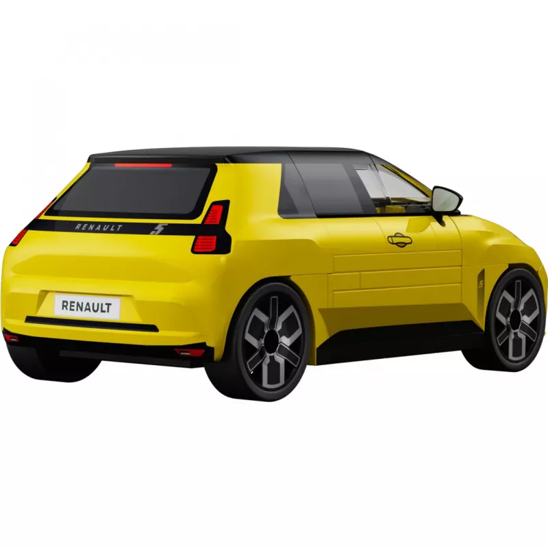 COBI Renault 5 E-Tech κίτρινο 1:35 Κλίμακα μοντέλο αυτοκινήτου die-cast