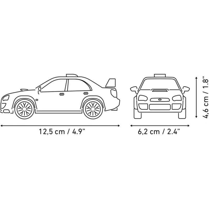 Cobi Subaru Impreza WRC 2003 σετ δόμησης (κλίμακα 1:35)