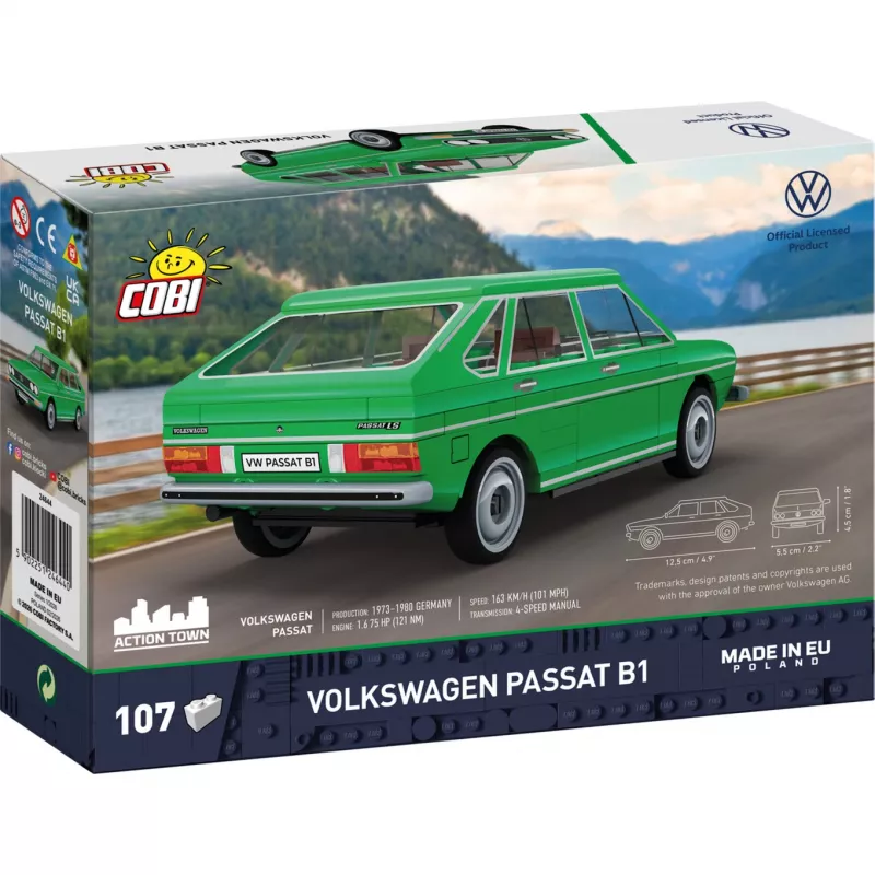 COBI Volkswagen Passat B1 (πράσινο, κλίμακα 1:35) σετ δόμησης