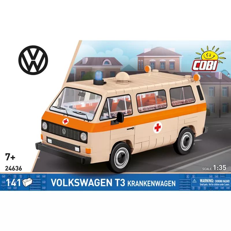 COBI Volkswagen T3 Ambulance Πλαστικό μοντέλο κιτ 1:35