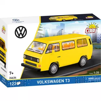 COBI Volkswagen T3 Transporter μοντέλο die-cast κλίμακας 1:35 (μπλε)