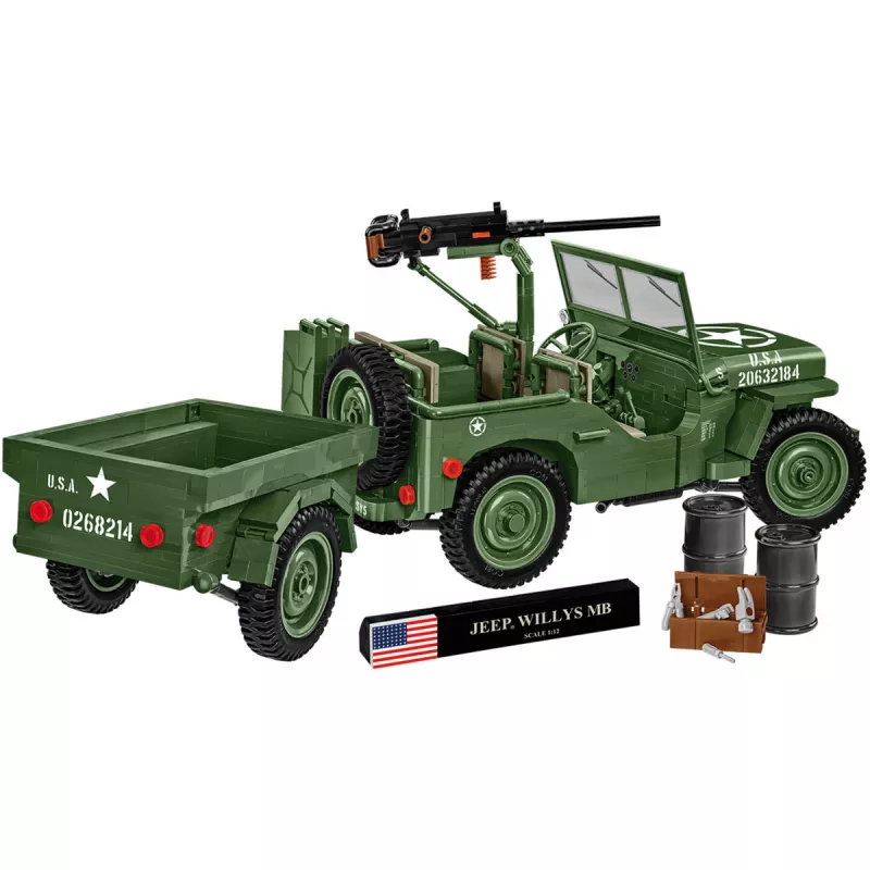 COBI Willys MB & Trailer Executive Edition Σετ Δόμησης (400 τεμ.)