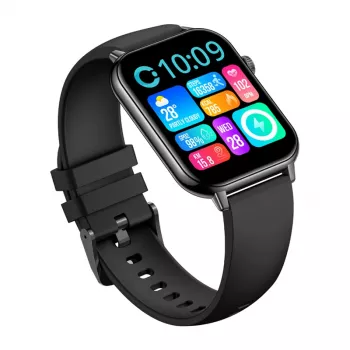COLMI C28 Smartwatch - Μαύρο Σιλικόνης